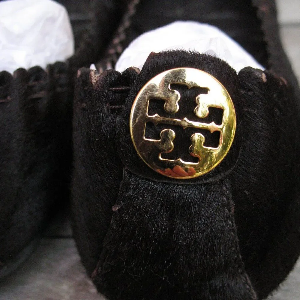 Tory Burch Black Ballet Flats